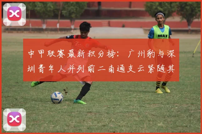 中甲联赛最新积分榜：广州豹与深圳青年人并列前二南通支云紧随其后